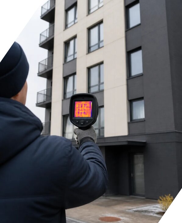 Тепловизионное обследование зданий в Алексеевке от 5062 р. | ЭкспертизаРоссия
