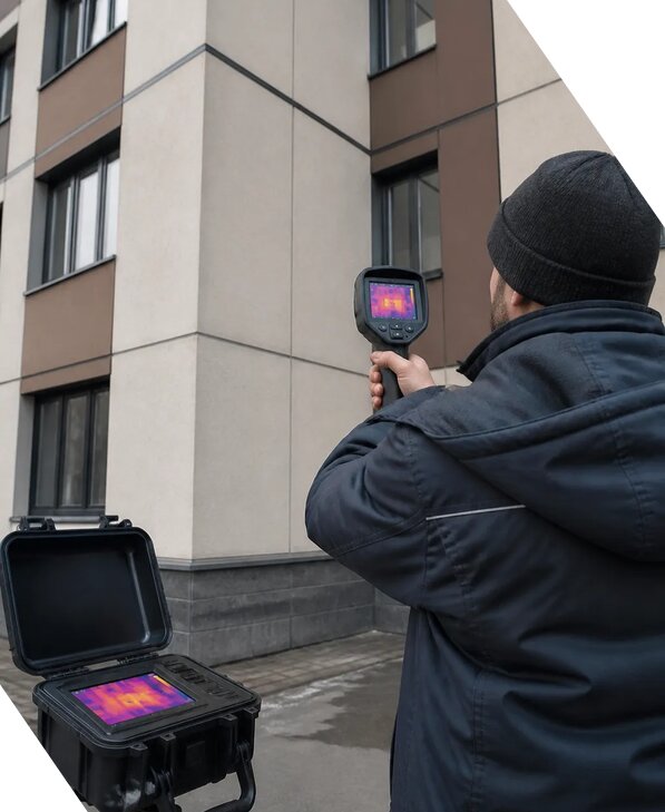 Тепловизионное обследование зданий и сооружений в Алексеевке